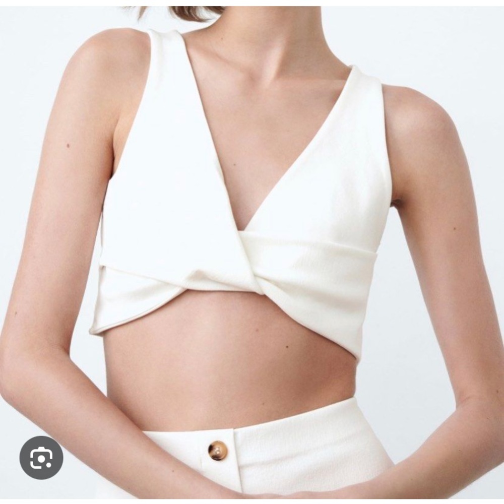 Zara TRF Twist Front Top